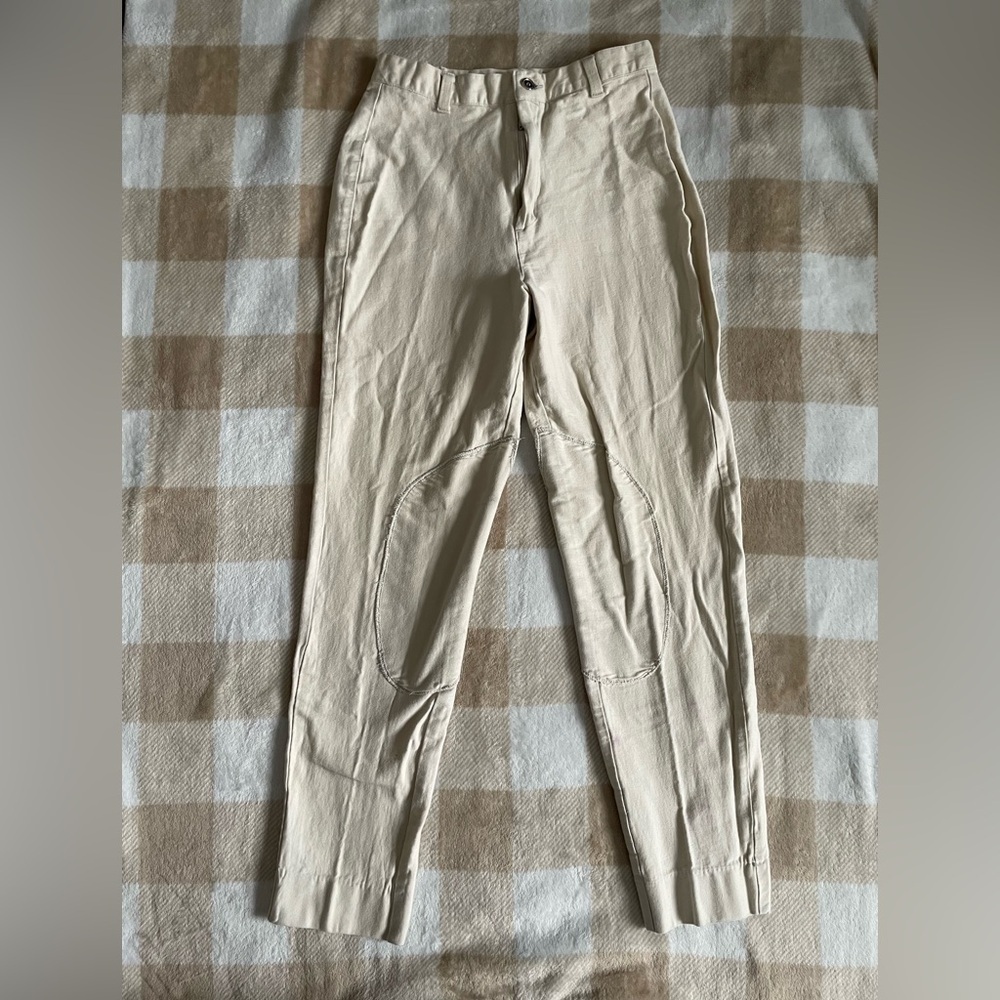 Vintage Womens Palmetto’s Cotton Light Tan Pants size 5